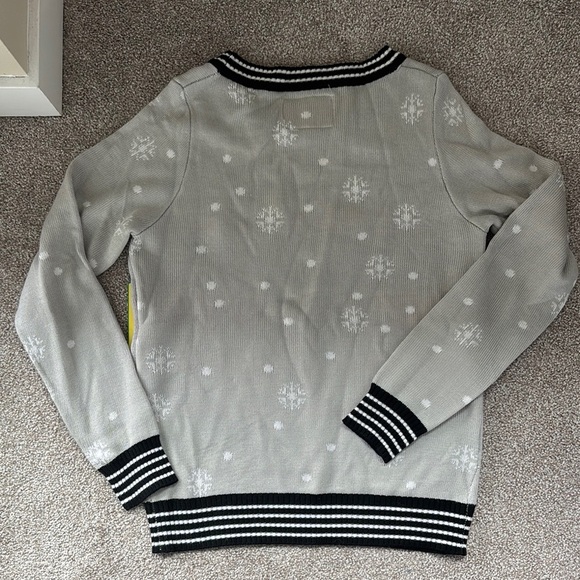 Tipsy Elves Gray Flamingo Sweater - Picture 3 of 3